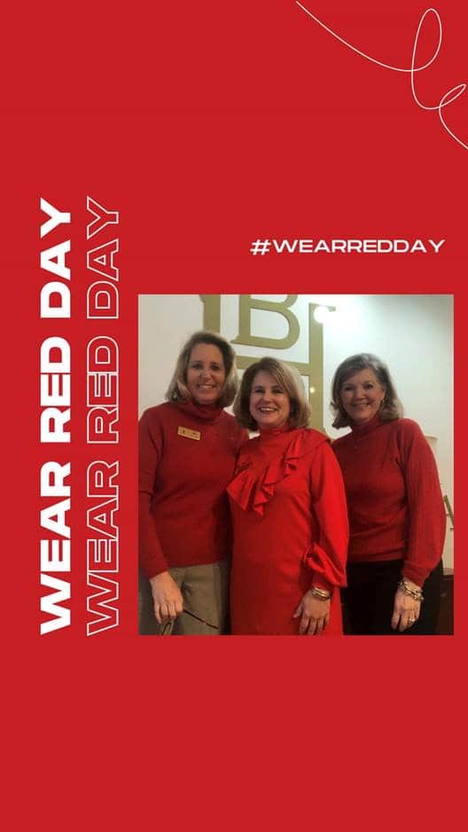 "Go Red for Women!" Hayes Barton Place