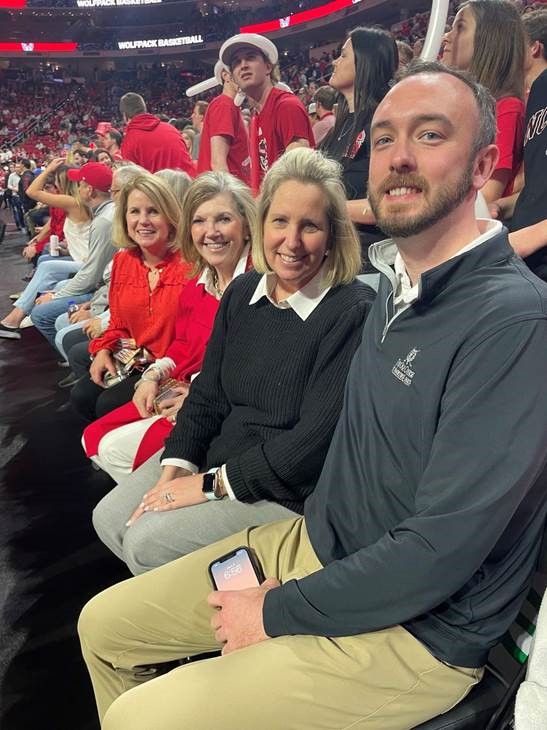 Hayes Barton Place senior living community members at the NCSU-Duke football game